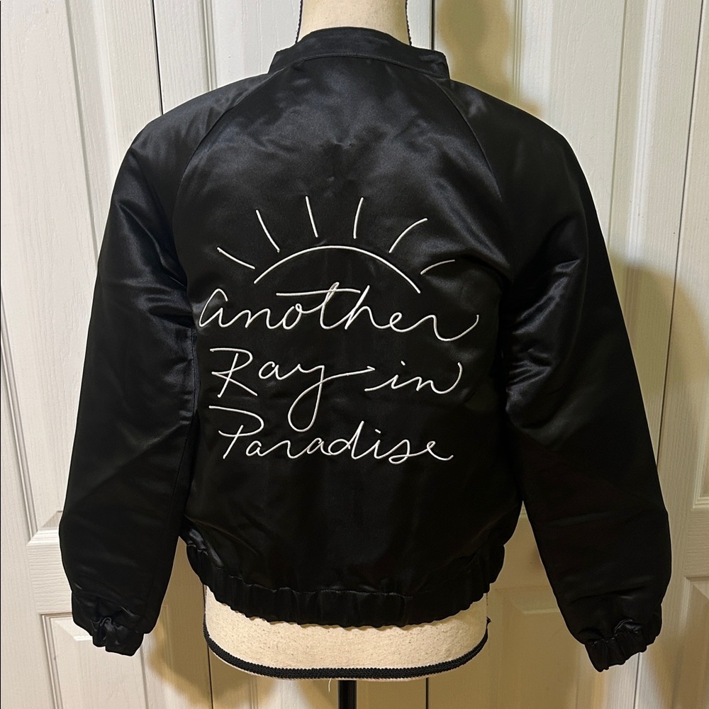 Volcom Beat Beach Satin Bomber Jacket